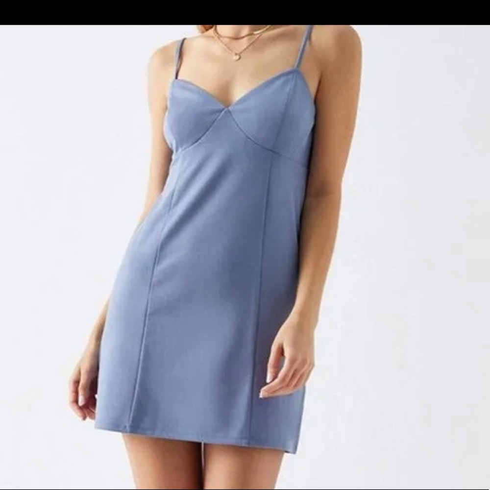 Kendall & Kylie blue casual mini dress